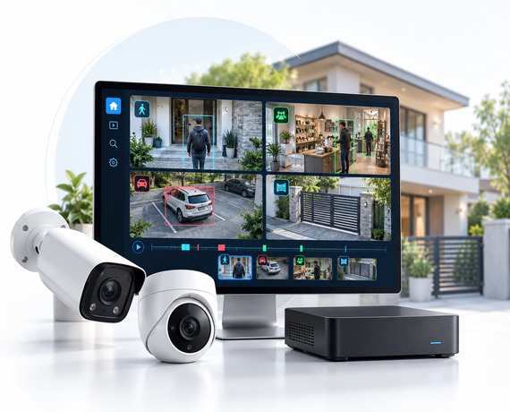 CCTV dashboard and local recording hardware